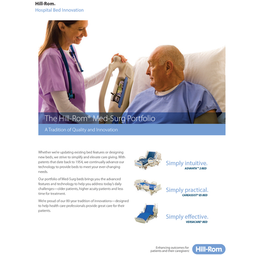 Brochure, Hospital Bed Innovation, English