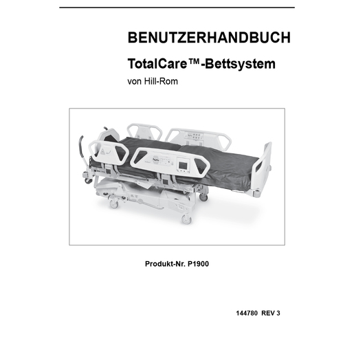 User Manual, TotalCare Bed, German