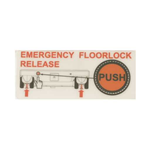 Pictogram, Emergency Floorlock