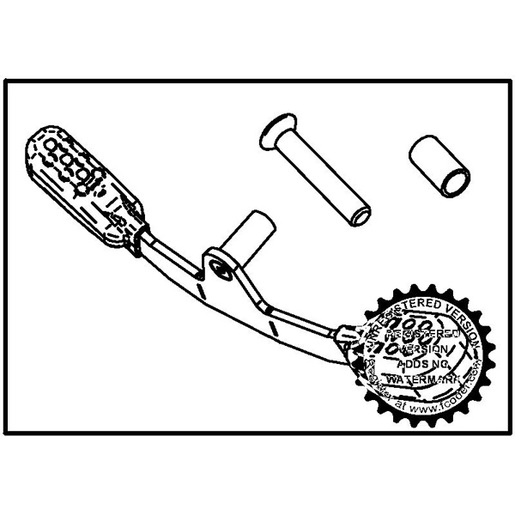 Head Brake Pedal Kit, LH