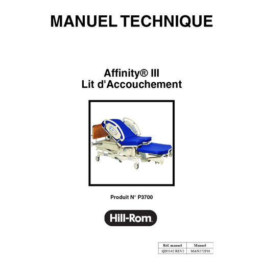 Service Manual, Affinity 3, French